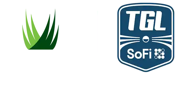 logo of synlawn golf and tgl